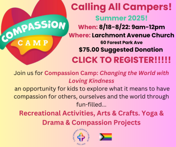 Compassion Camp 2025. Website Graphic